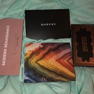 4 eyeshadow palette’s Morphe, ABH, Beccca